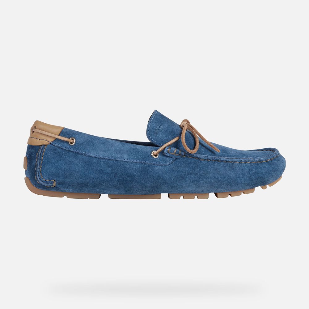 Geox Loafers Blue Melbourne - Geox Mens Shoes - AYRZUG675